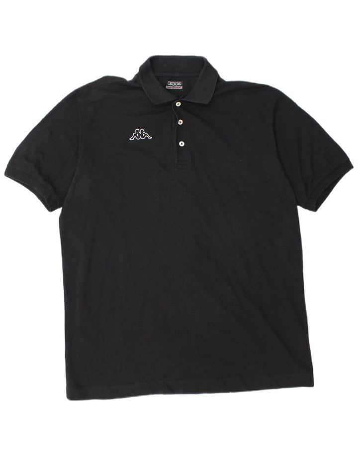 Polo Kappa Uomo 2XL Cotone Nero