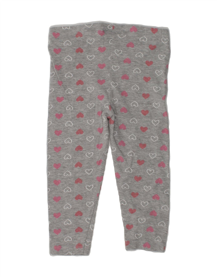 DKNY Baby Girls Tracksuit Trousers 18-24 Months Grey Spotted Cotton | Vintage Dkny | Thrift | Second-Hand Dkny | Used Clothing | Messina Hembry 