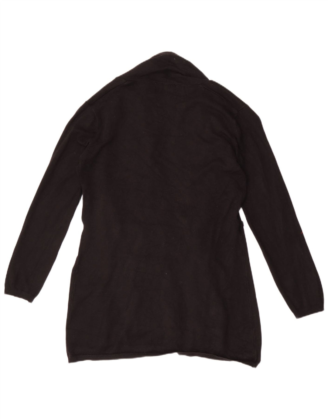 Maglione cardigan aperto da donna Zara UK 12 viscosa nera media
