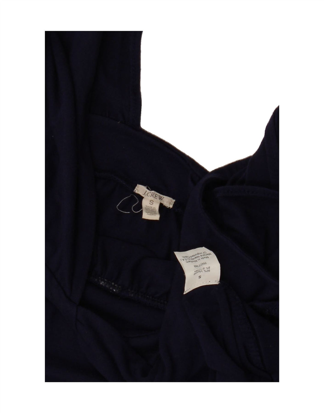 J. CREW Womens Sundress UK 8 Small Navy Blue Viscose Vintage J. Crew and Second-Hand J. Crew from Messina Hembry 