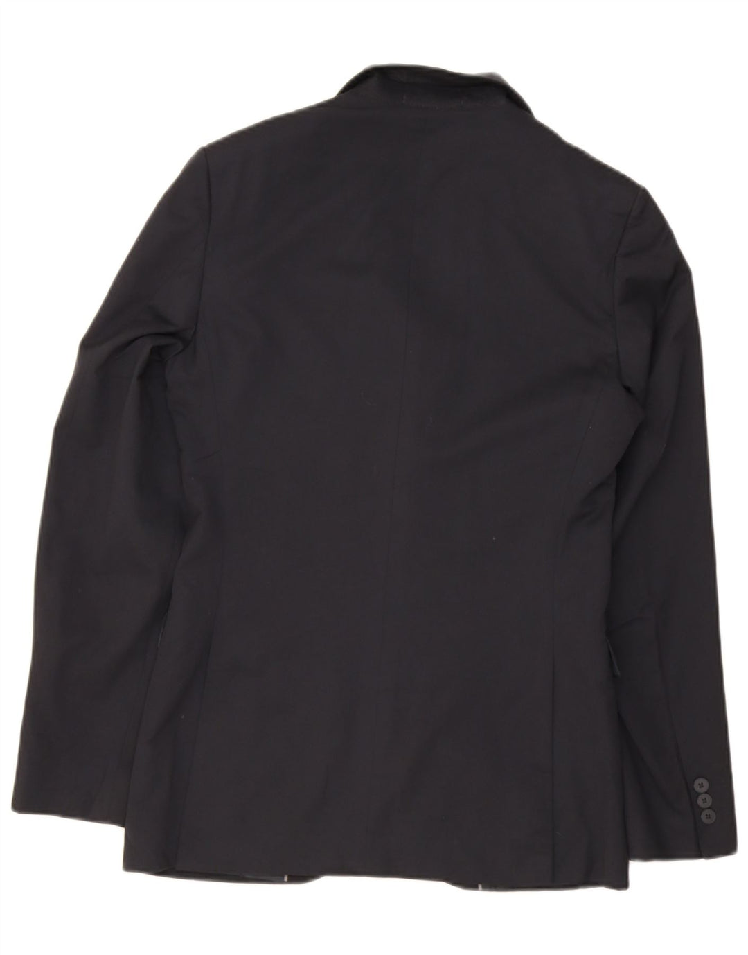 Giacca blazer a 2 bottoni da uomo Marks & Spencer UK 36 piccola in poliestere blu navy