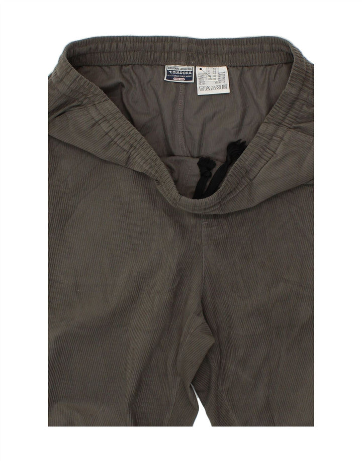 DIADORA Mens Tracksuit Trousers UK 40 Medium Khaki Polyester Vintage Diadora and Second-Hand Diadora from Messina Hembry 