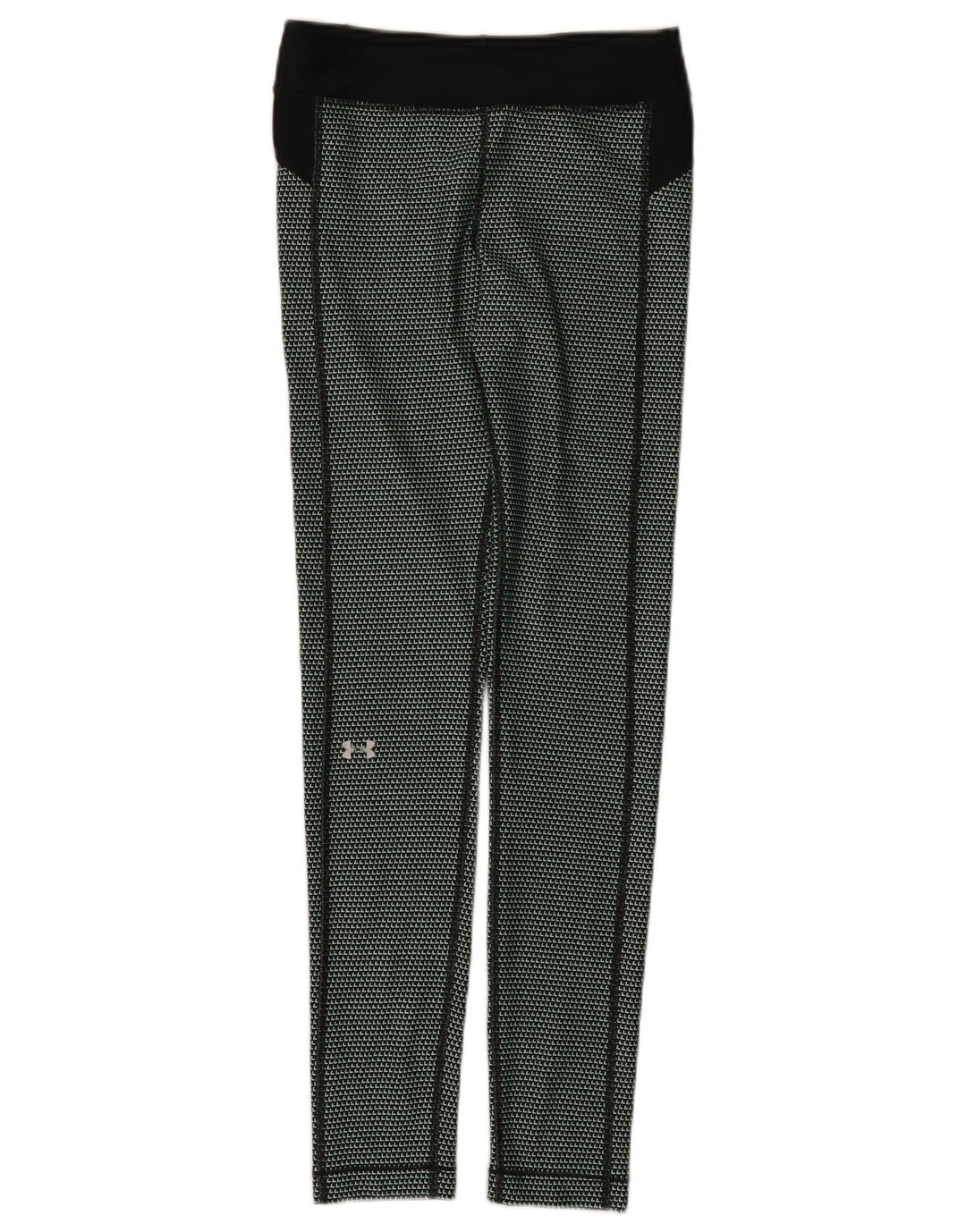 Leggings da donna Under Armour UK 10 Small Poliestere geometrico nero