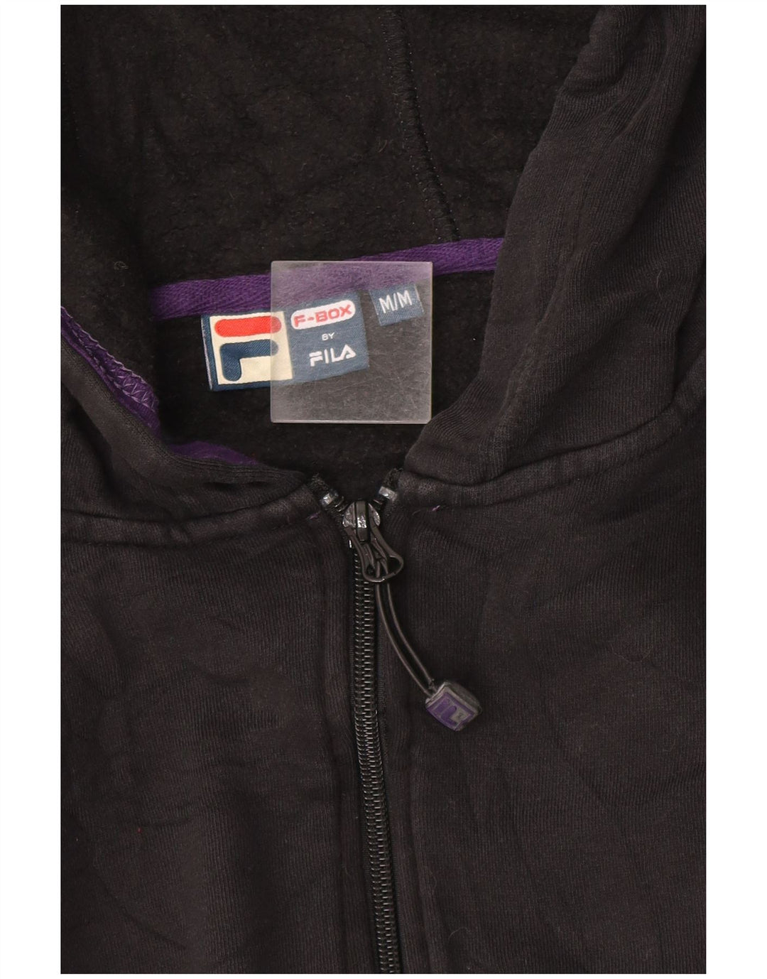 Maglione con cappuccio e zip da donna Fila UK 12 medio nero