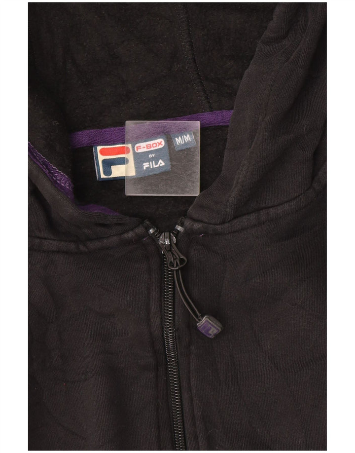 Maglione con cappuccio e zip da donna Fila UK 12 medio nero