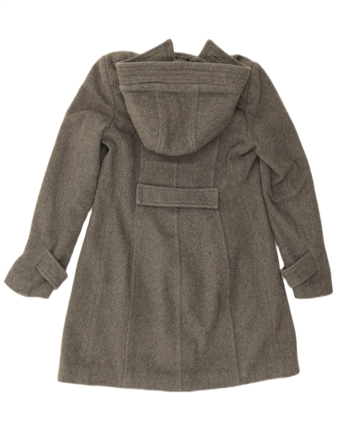 Montgomery con cappuccio da donna vintage IT 44 Lana grigio medio