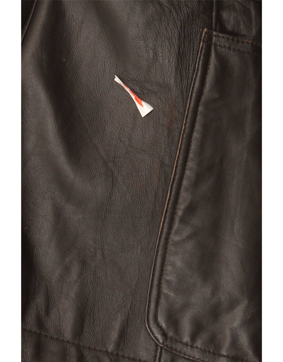 Giacca blazer in pelle da uomo a 2 bottoni John Barritt IT 52 XL in pelle marrone