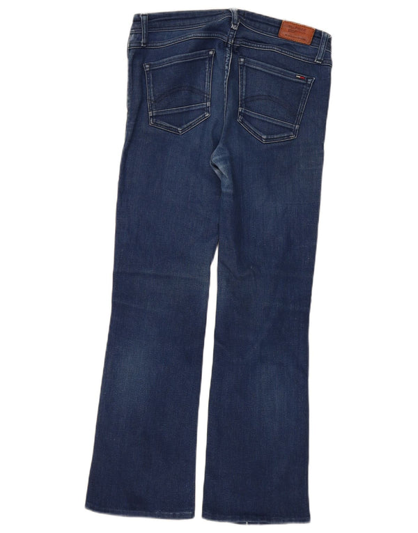Tommy Hilfiger Jeans bootcut da donna a vita media W27 L27 Blu