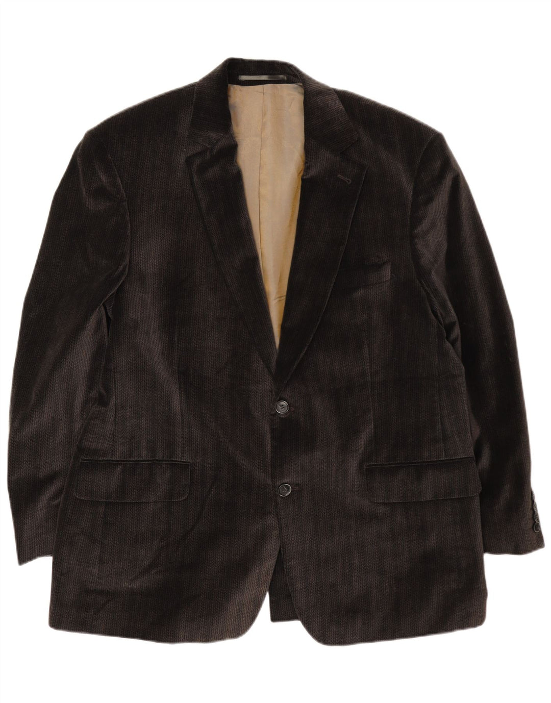 Bogart Giacca da uomo in velluto a coste a 2 bottoni UK 40 Large Marrone