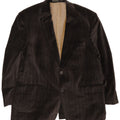 Bogart Giacca da uomo in velluto a coste a 2 bottoni UK 40 Large Marrone
