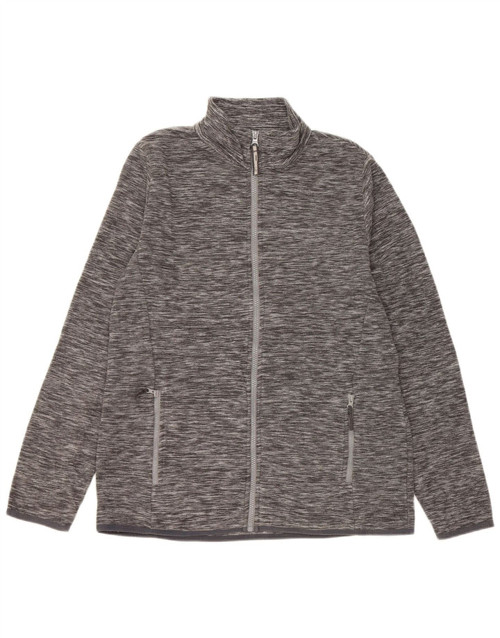 Giacca in pile da donna Mountain Warehouse UK 16 Large Poliestere screziato grigio