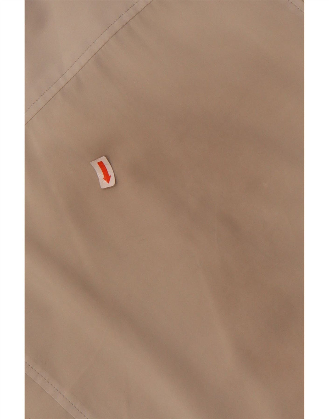 JACK WOLFSKIN Mens Slim Fit Short Sleeve Shirt Medium Beige Polyester