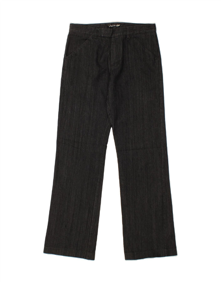 JULES Womens Bootcut Jeans EU 40 Medium W30 L32 Black Cotton Vintage Jules and Second-Hand Jules from Messina Hembry 
