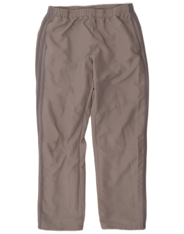 Pantaloni da tuta da uomo Adidas UK 42/44 Large Grigio Poliestere