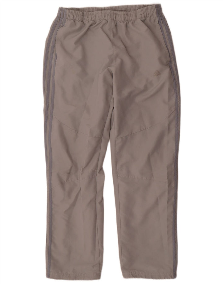Pantaloni da tuta da uomo Adidas UK 42/44 Large Grigio Poliestere