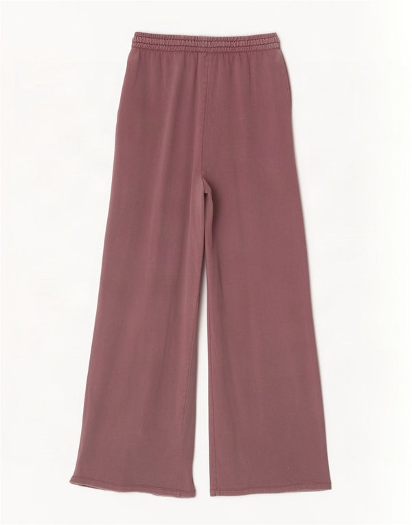 Pantaloni da tuta da donna Zara a gamba larga UK 12 Viola medio