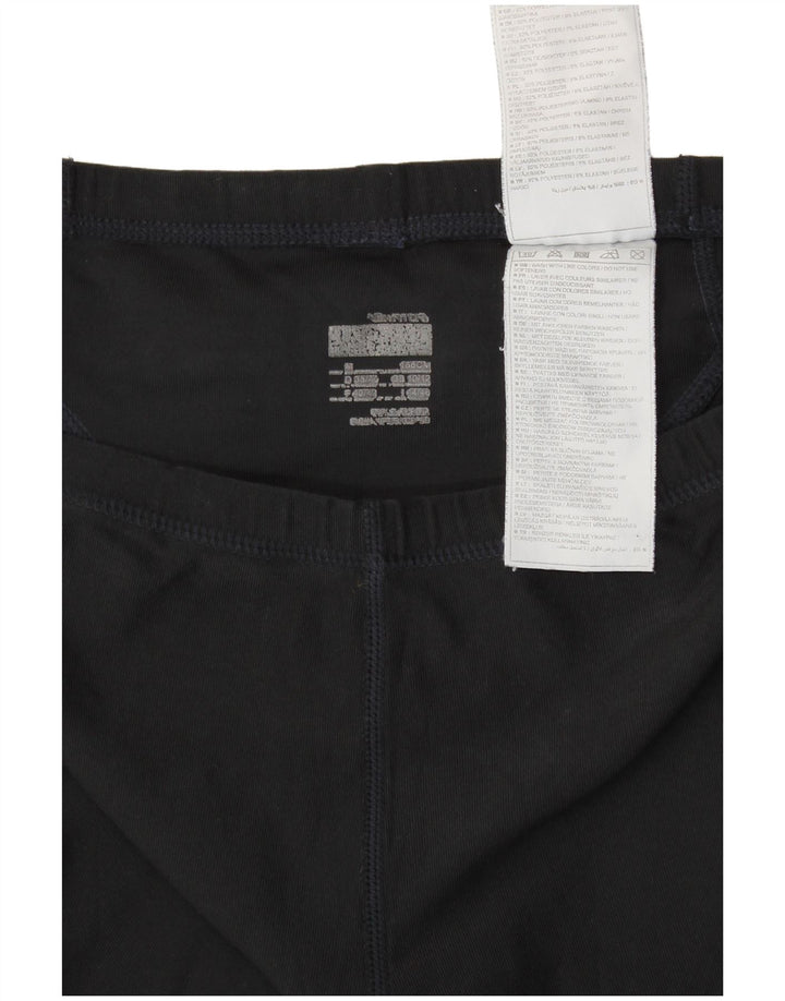 Leggings corti da donna Nike UK 10/12 medio nero poliestere sportivo
