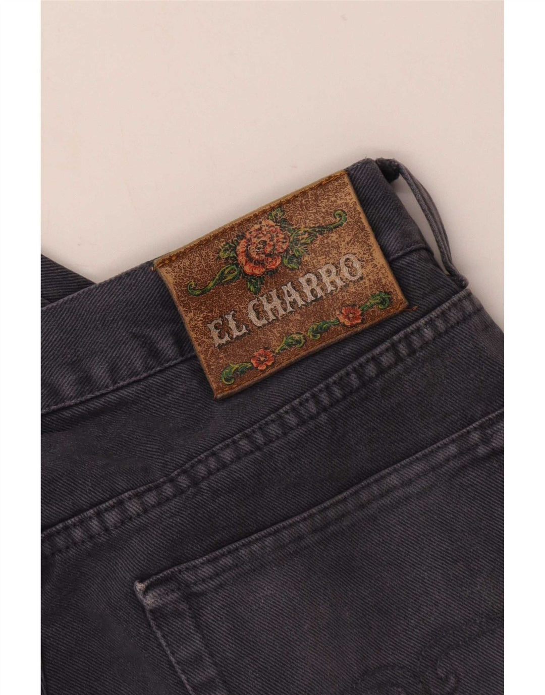 Jeans dritti da uomo El Charro W38 L29 cotone grigio