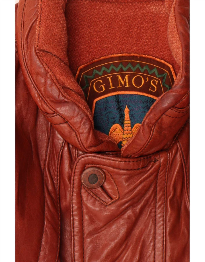Giacca in pelle da uomo Gimo UK 42 XL Marrone