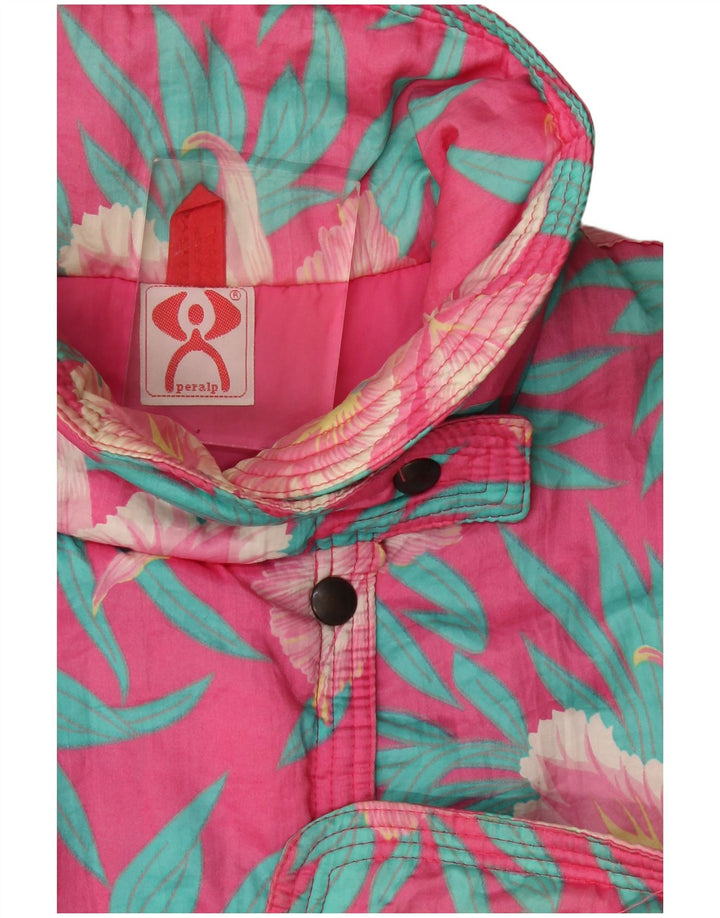 Giacca a vento da donna Peralp UK 18 XL Rosa floreale