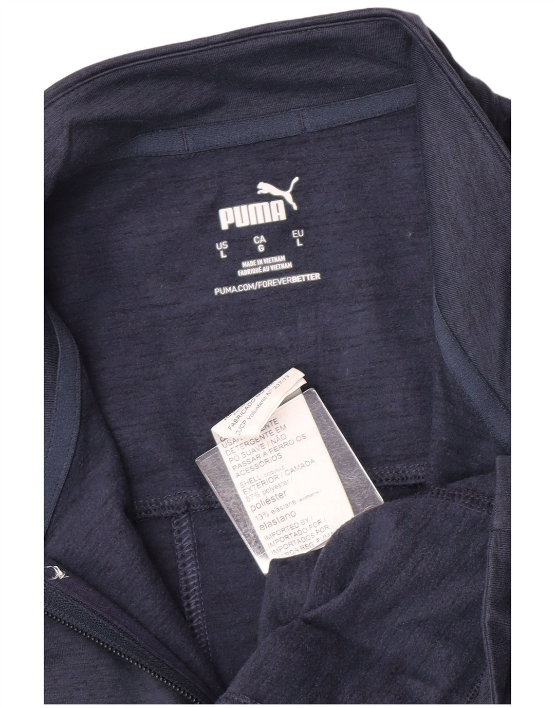 Giacca sportiva senza maniche da donna Puma UK 16 Large Blu Navy