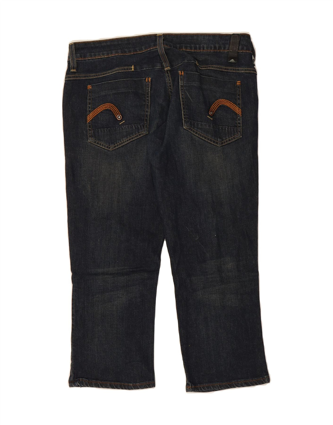 G-STAR Womens Capri Jeans W32 L23 Navy Blue Cotton Vintage G-Star and Second-Hand G-Star from Messina Hembry 