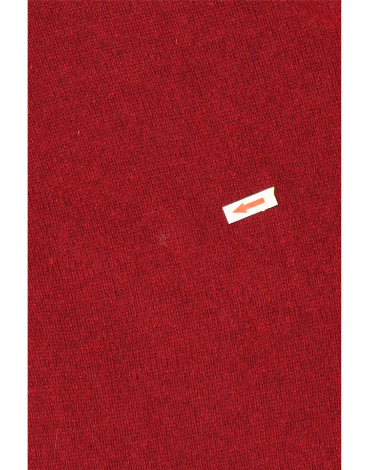 Maglione da uomo con zip e collo Murphy & Nye in lana bordeaux media