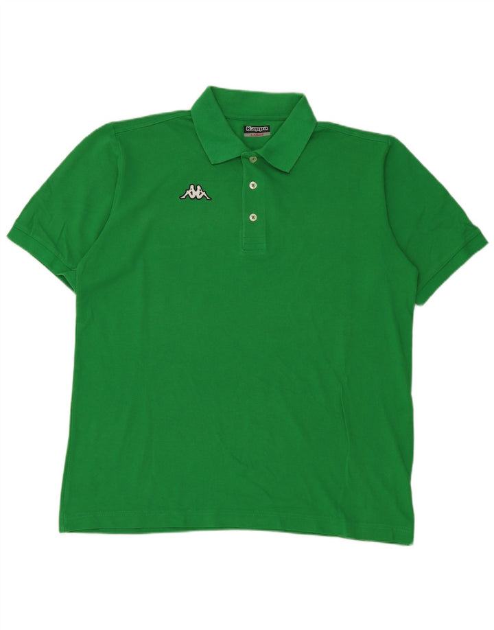 Polo Kappa da uomo grande verde