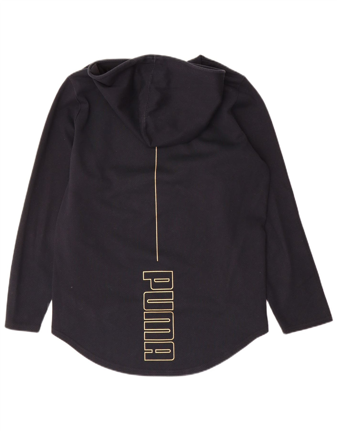 Felpa con cappuccio grafica da donna Puma UK 14 grande poliestere nero