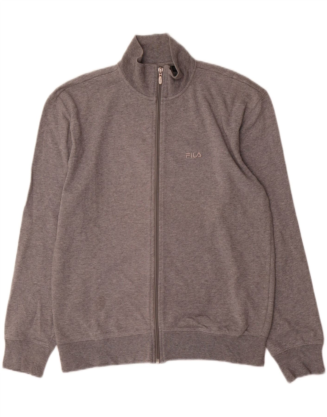 Giacca da ginnastica da uomo Fila XS in cotone grigio