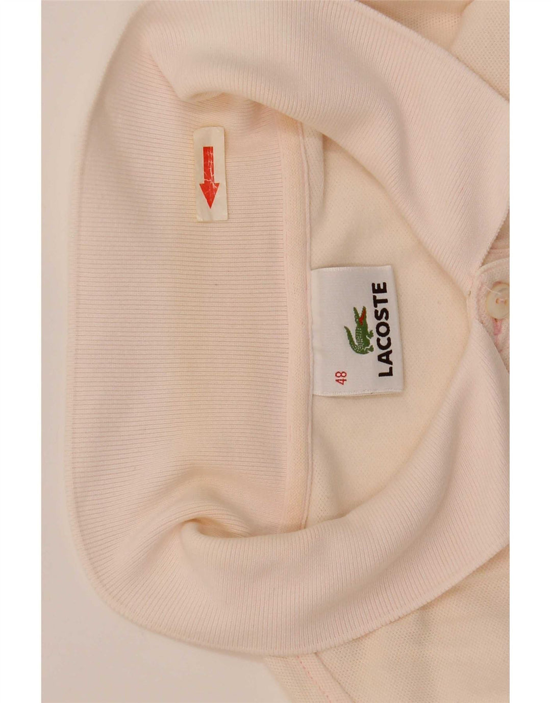 Polo da donna Lacoste taglia 48 XL in cotone rosa
