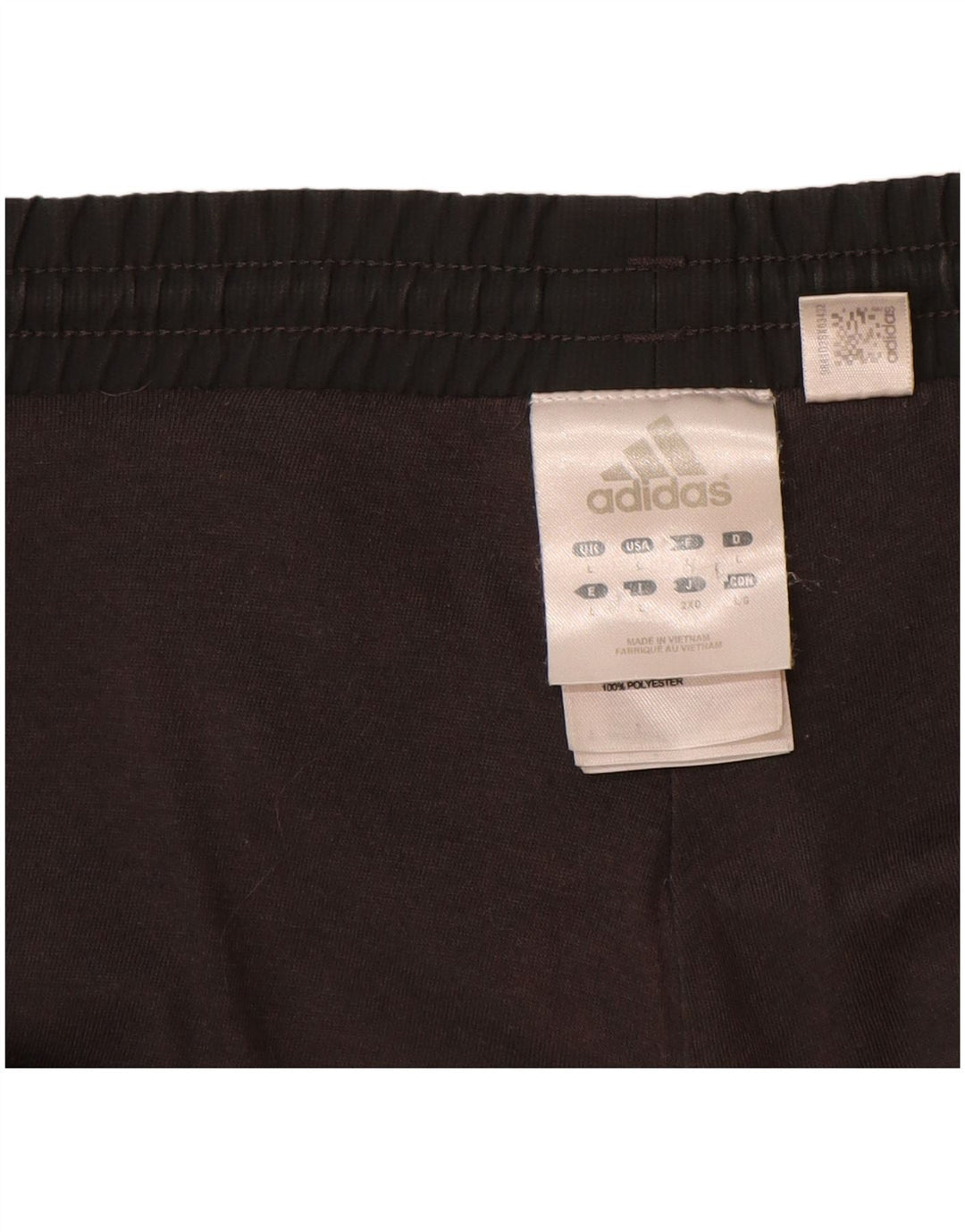 Pantaloni da tuta con grafica ADIDAS da uomo grandi in poliestere grigio