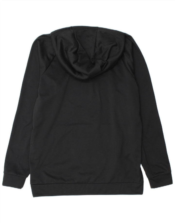 JORDAN Maglione con cappuccio Dri Fit da uomo, grande, in poliestere nero