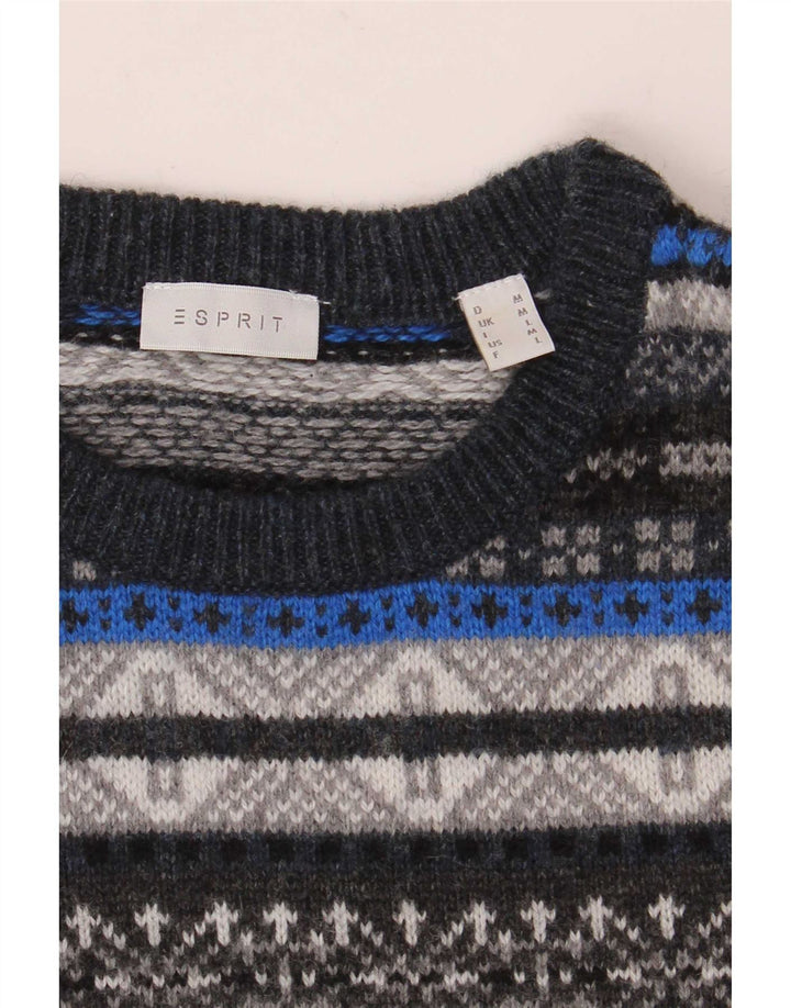 Maglione da uomo girocollo Esprit maglione medio multicolore Fair Isle