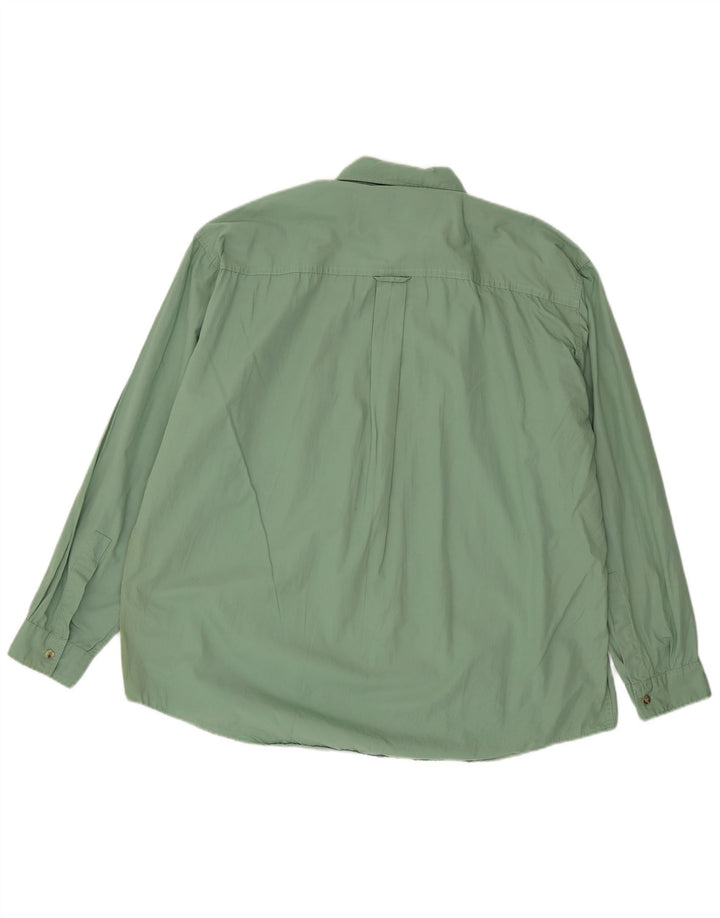 Camicia da uomo Marlboro Classics XL in cotone verde
