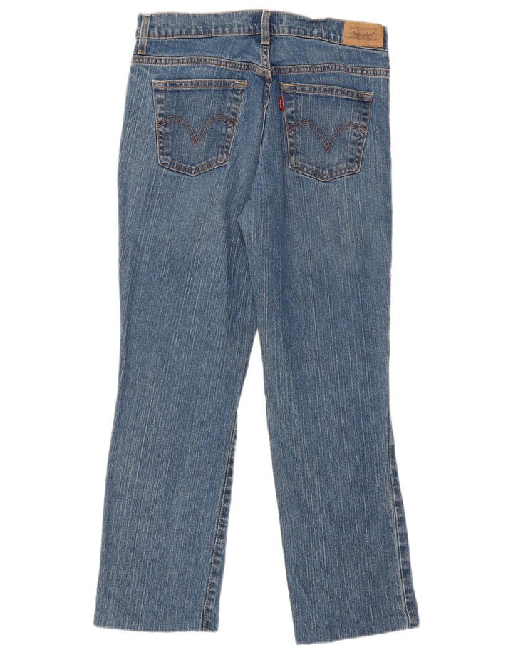 Jeans dritti 505 da donna Levi's US 8 medio W32 L28 cotone blu