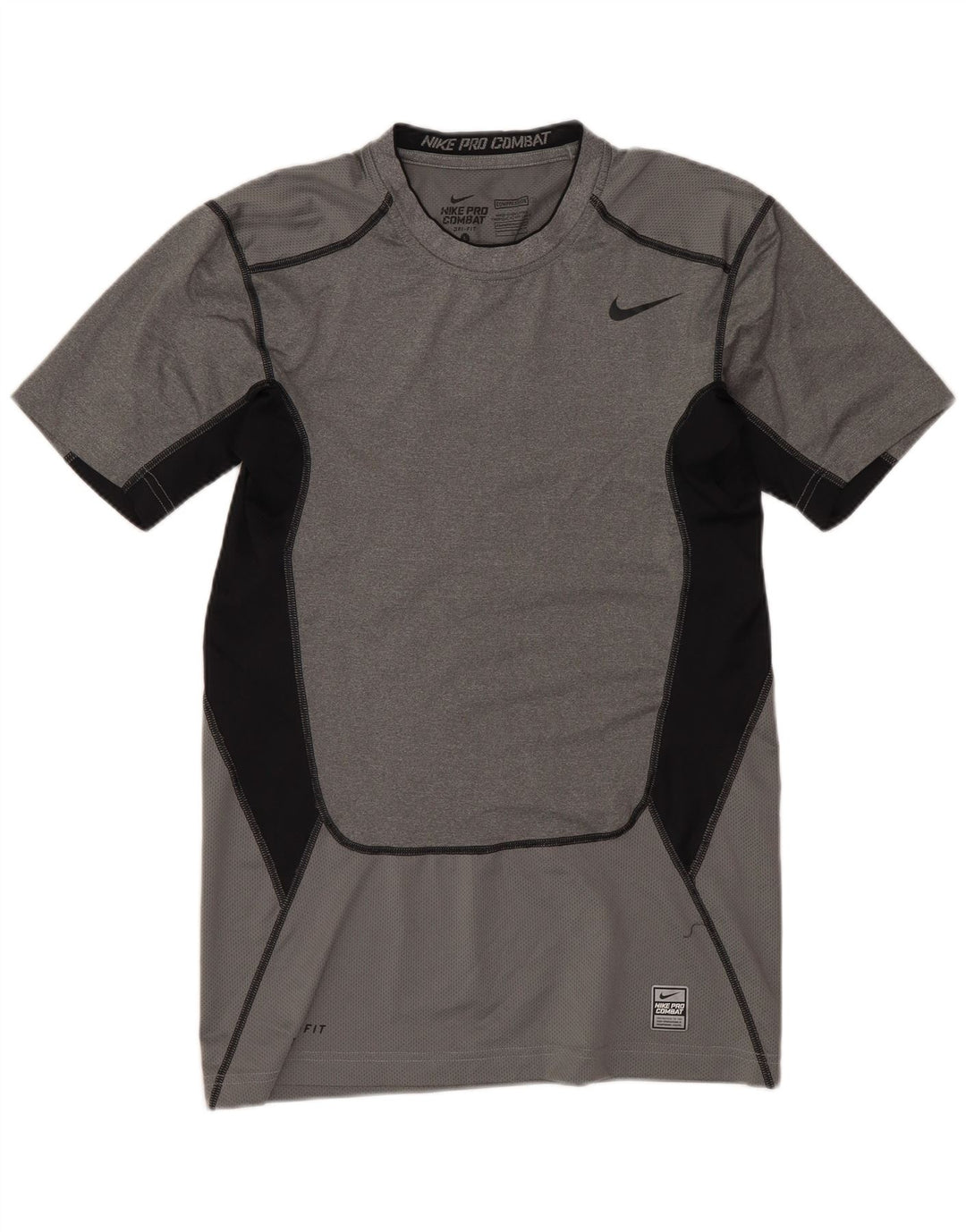 T-shirt grafica da uomo Nike Dri Fit Top Large grigio color block