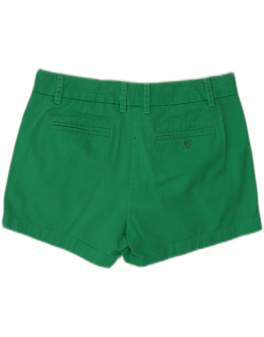 J. CREW Womens Chino Shorts US 8 Medium W34 Green Cotton Vintage J. Crew and Second-Hand J. Crew from Messina Hembry 