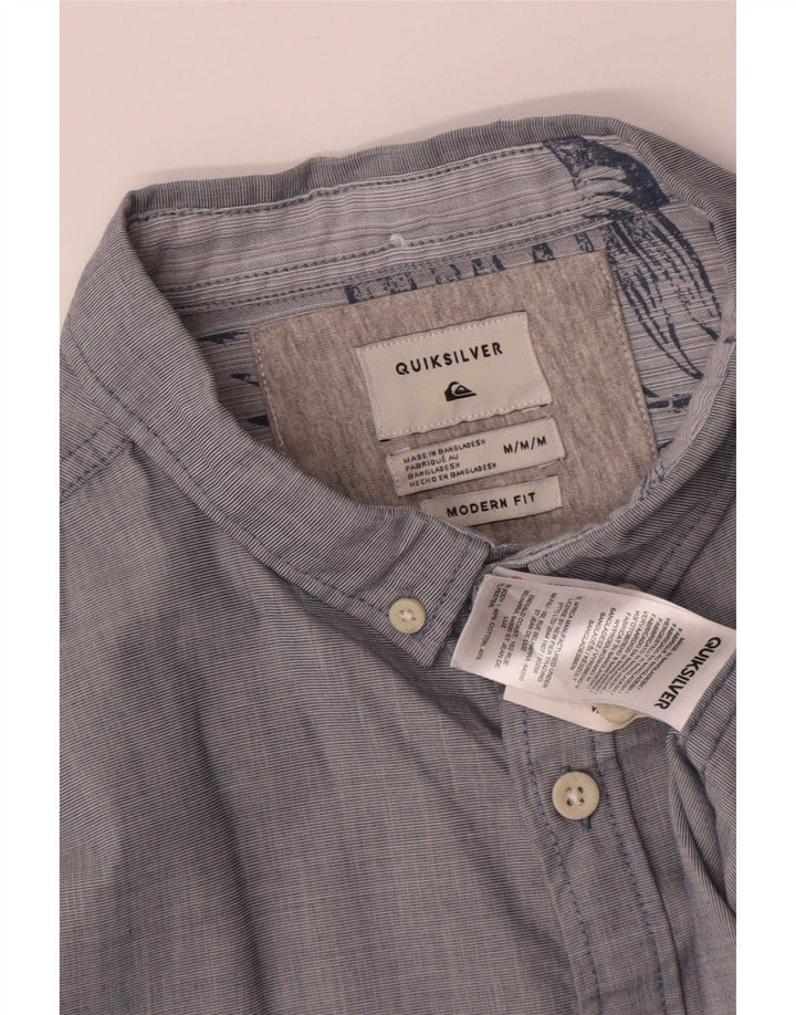 Camicia Quiksilver da uomo Modern Fit in cotone blu medio