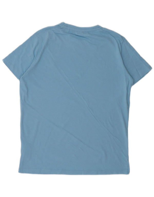 Polo Assn. T-shirt da uomo Top Large in cotone blu