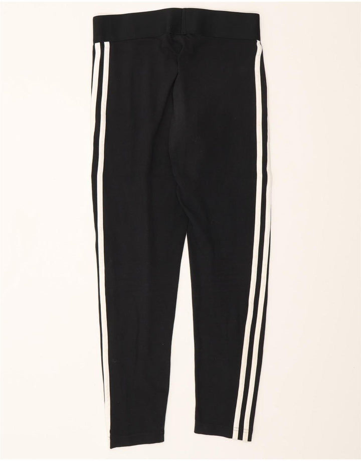Leggings da donna ADIDAS UK 8/10 piccolo cotone nero