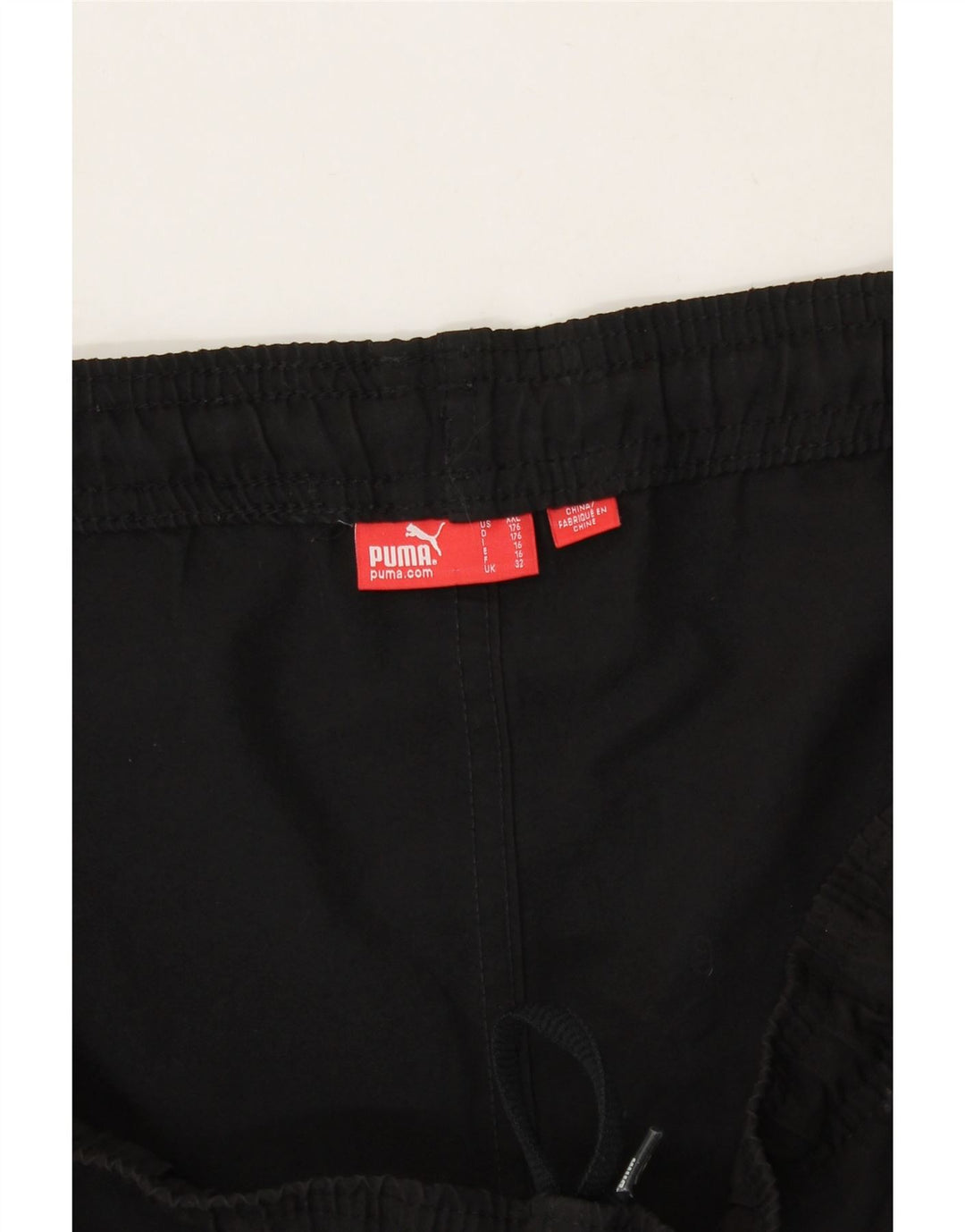 PUMA Boys Sport Shorts 15-16 Years  Black Vintage Puma and Second-Hand Puma from Messina Hembry 