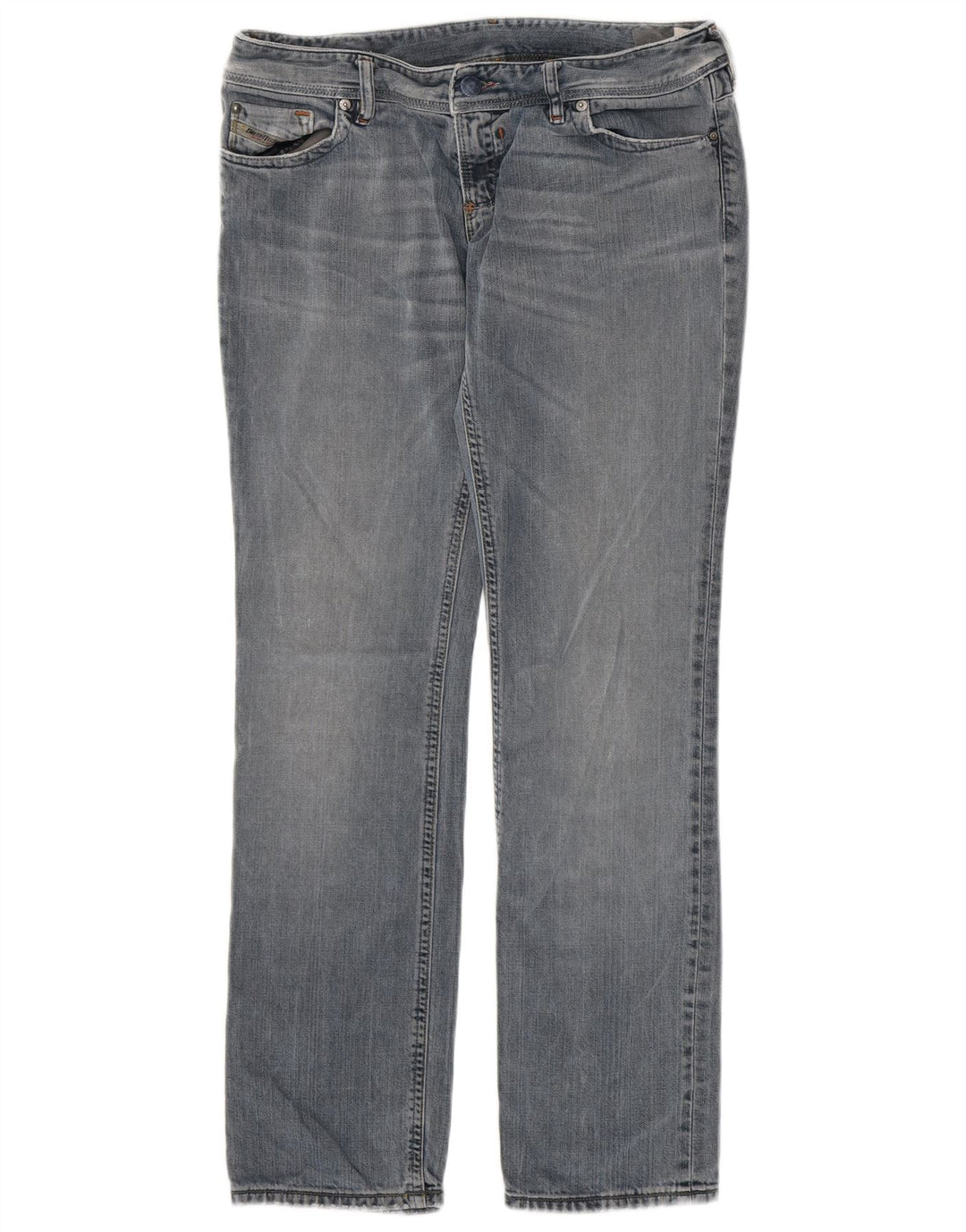 DIESEL Jeans dritti Lowky da uomo W31 L32 cotone blu
