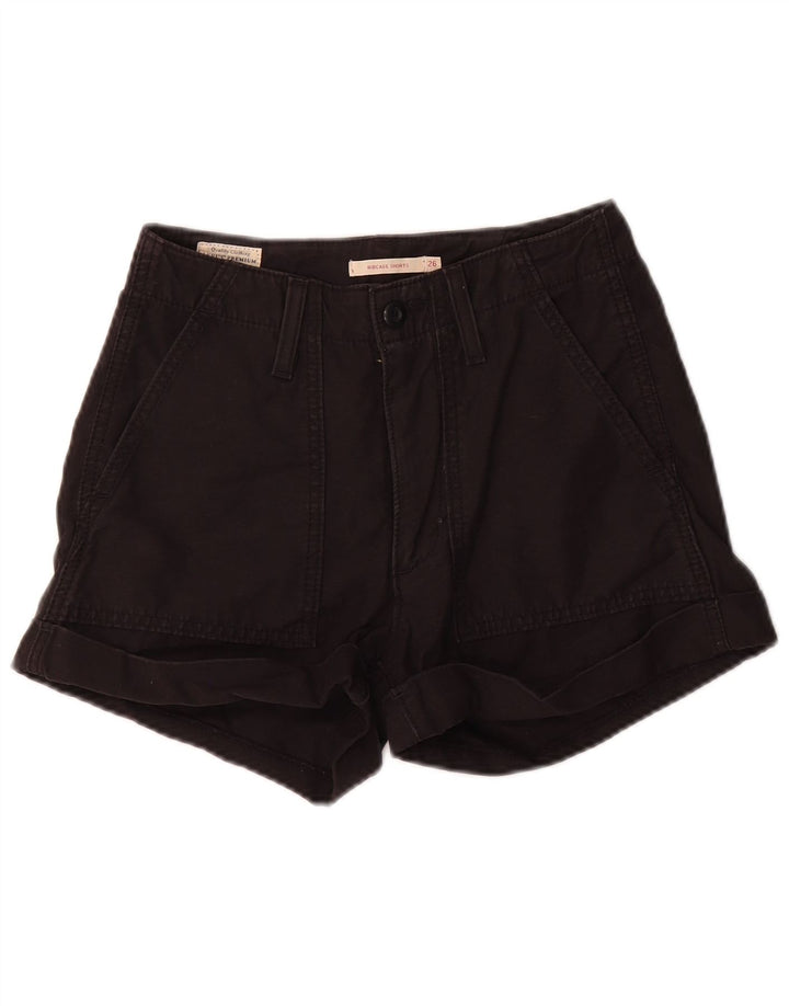 Pantaloncini chino Levi's Ribcage da donna W26 piccoli in cotone nero