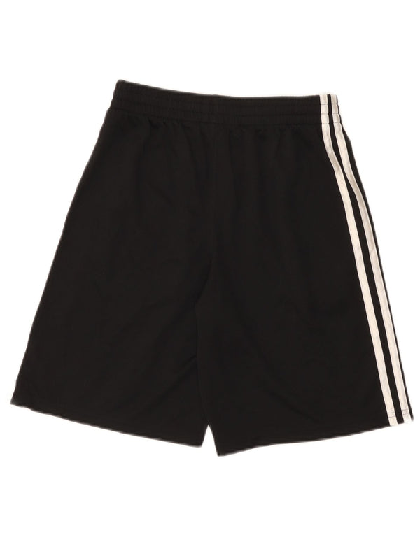 Adidas Boys Sport Shorts 10-11 Years Medium Black Polyester