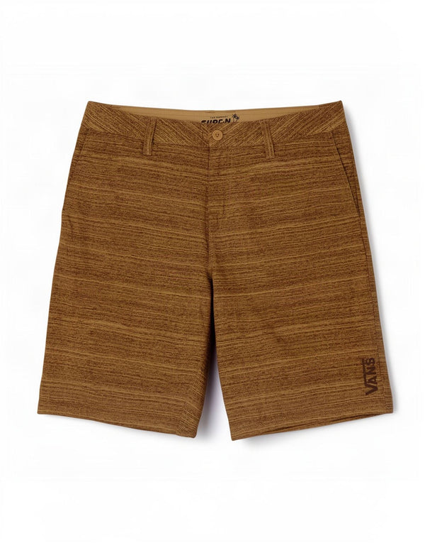 Pantaloncini chino da uomo Vans W32 medio cachi gessato
