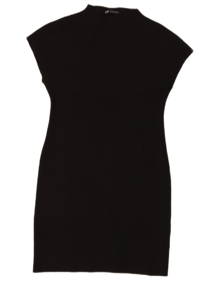 Abito tubino Zara da donna UK 14 grande nero