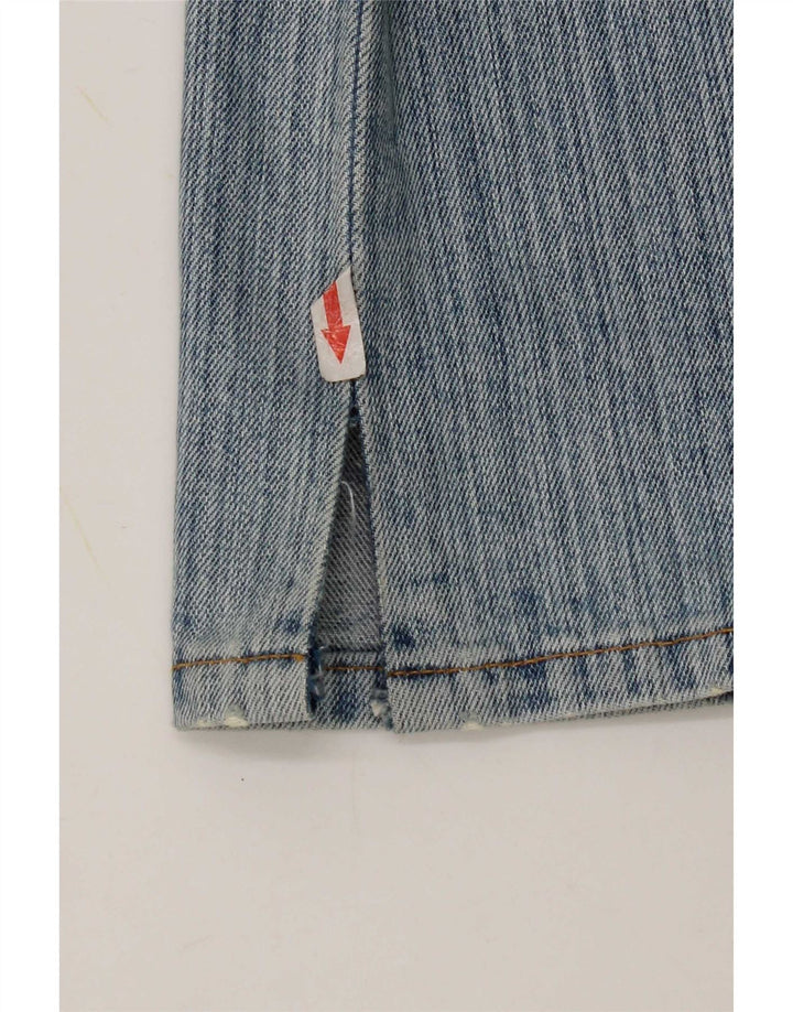 Jeans dritti Levi's 595 da donna W27 L32 cotone blu