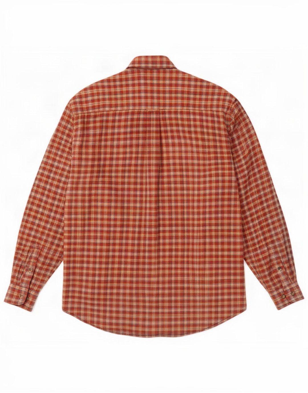 Camicia da uomo in flanella Pierre Cardin a quadri rossi medi