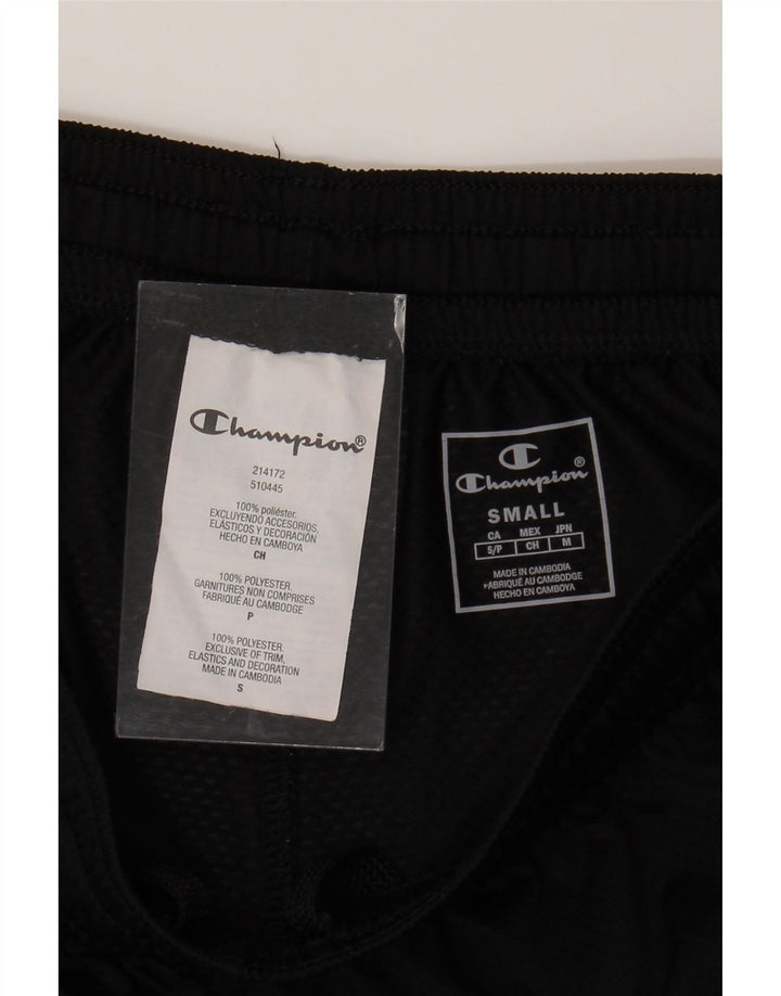 Pantaloncini sportivi da uomo CHAMPION piccoli in poliestere nero